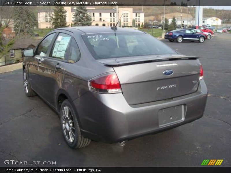 Sterling Grey Metallic / Charcoal Black 2010 Ford Focus SES Sedan