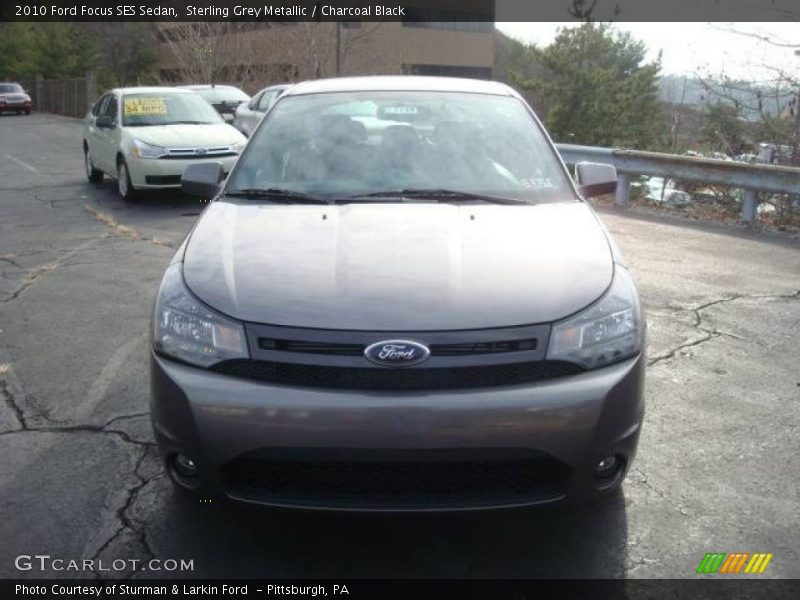 Sterling Grey Metallic / Charcoal Black 2010 Ford Focus SES Sedan