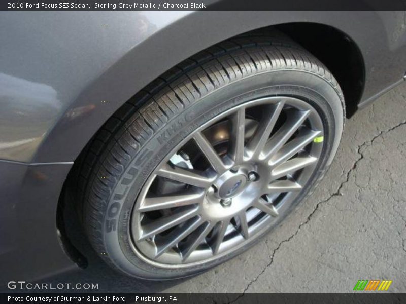 Sterling Grey Metallic / Charcoal Black 2010 Ford Focus SES Sedan