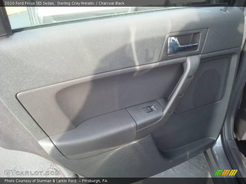 Sterling Grey Metallic / Charcoal Black 2010 Ford Focus SES Sedan