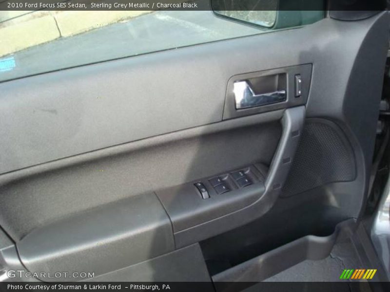 Sterling Grey Metallic / Charcoal Black 2010 Ford Focus SES Sedan