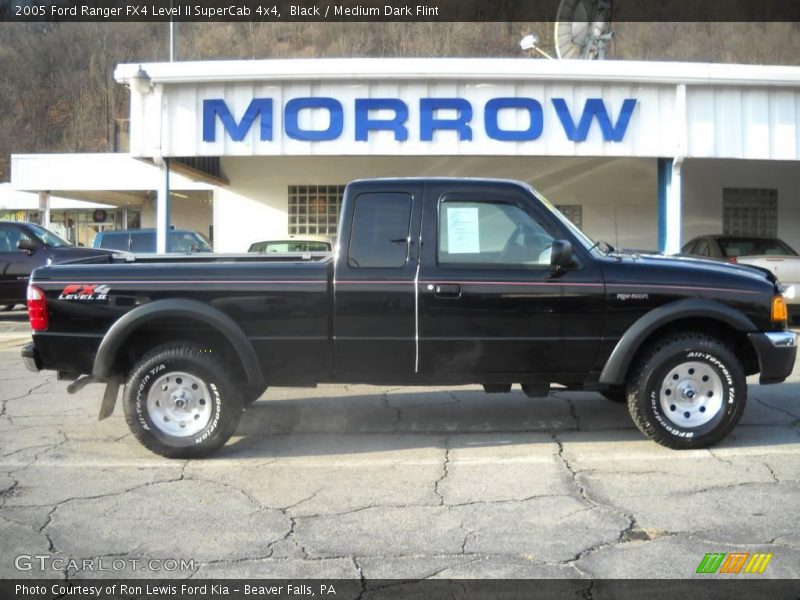 Black / Medium Dark Flint 2005 Ford Ranger FX4 Level II SuperCab 4x4
