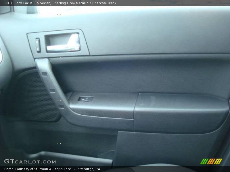 Sterling Grey Metallic / Charcoal Black 2010 Ford Focus SES Sedan