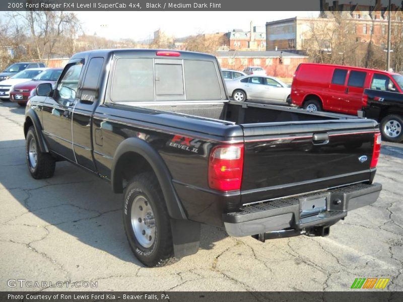 Black / Medium Dark Flint 2005 Ford Ranger FX4 Level II SuperCab 4x4