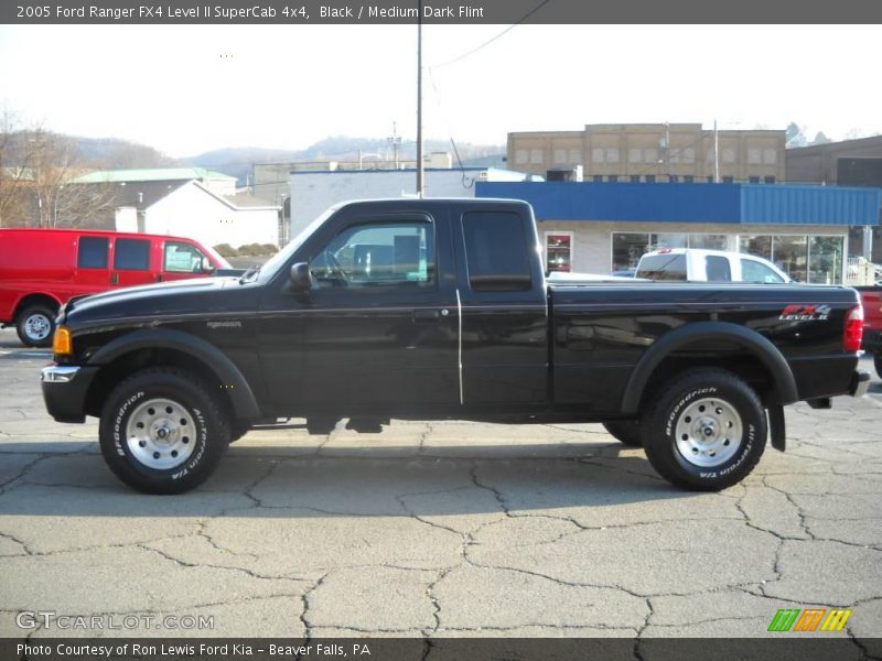 Black / Medium Dark Flint 2005 Ford Ranger FX4 Level II SuperCab 4x4