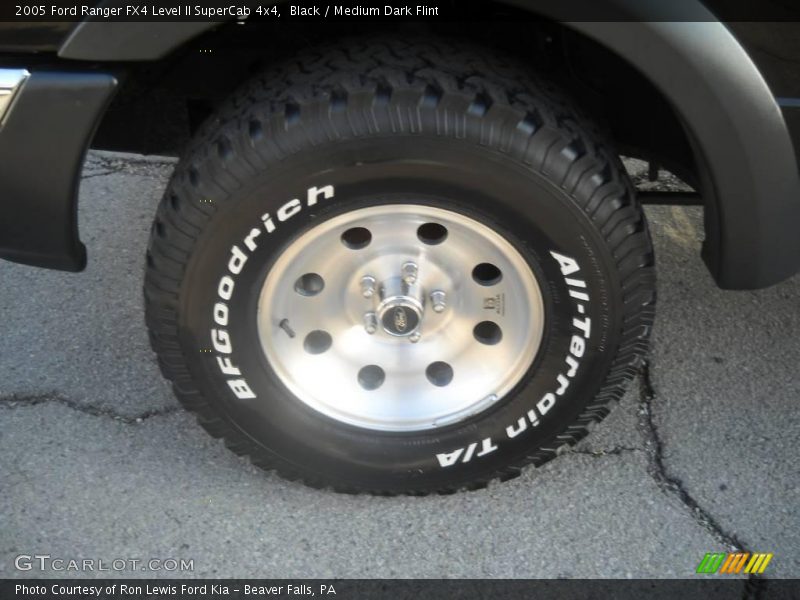 Black / Medium Dark Flint 2005 Ford Ranger FX4 Level II SuperCab 4x4