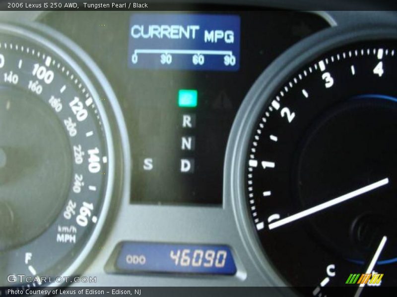 Tungsten Pearl / Black 2006 Lexus IS 250 AWD