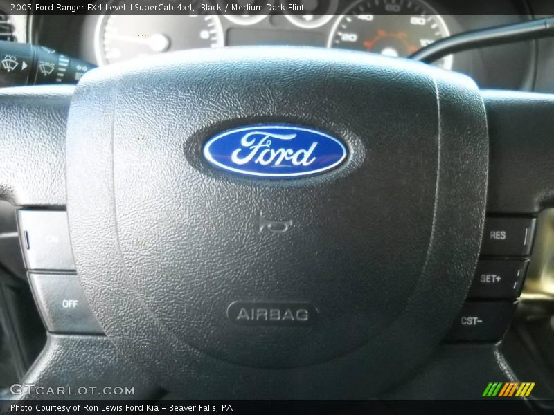 Black / Medium Dark Flint 2005 Ford Ranger FX4 Level II SuperCab 4x4
