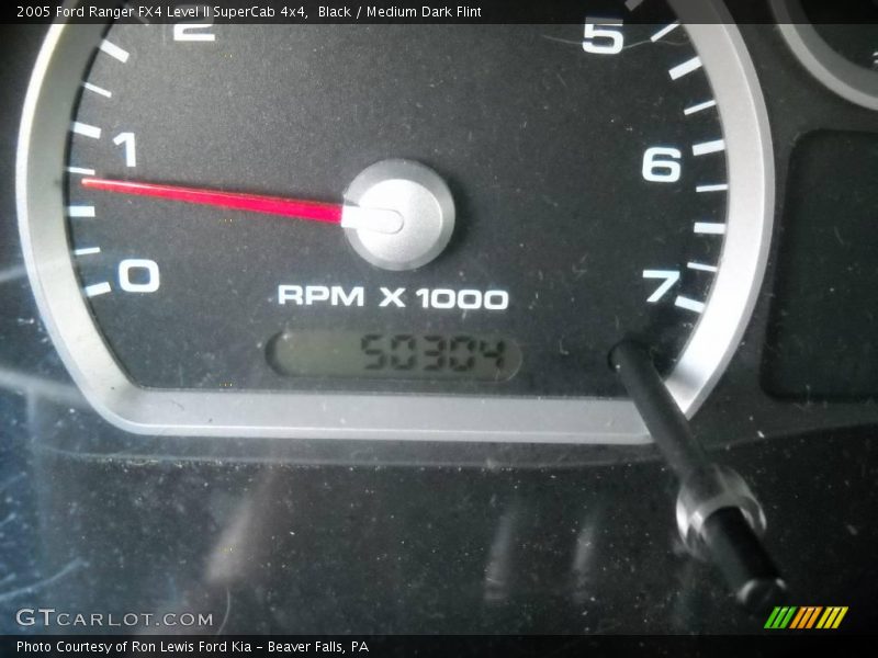 Black / Medium Dark Flint 2005 Ford Ranger FX4 Level II SuperCab 4x4