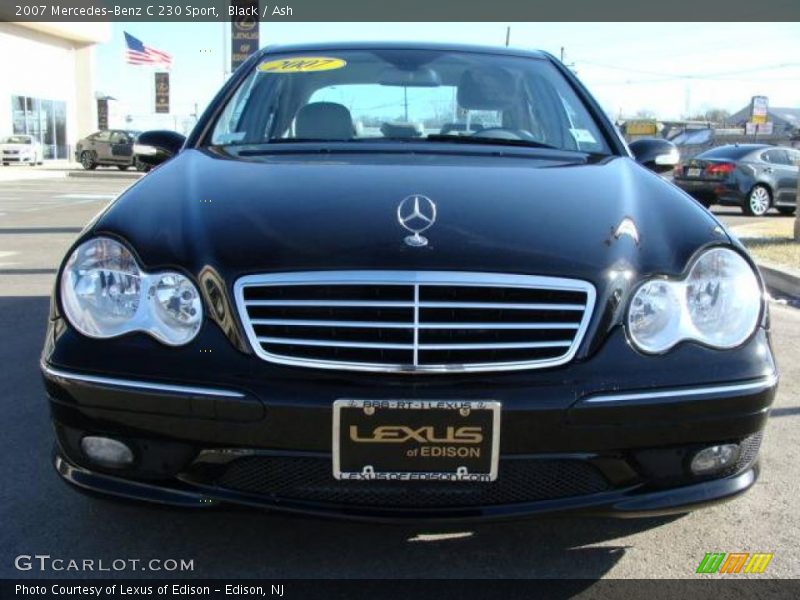 Black / Ash 2007 Mercedes-Benz C 230 Sport