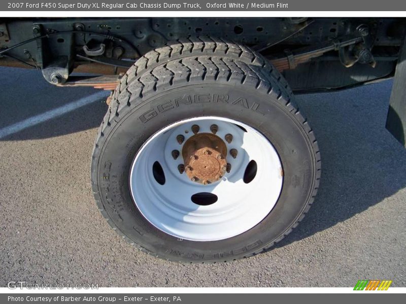 Oxford White / Medium Flint 2007 Ford F450 Super Duty XL Regular Cab Chassis Dump Truck