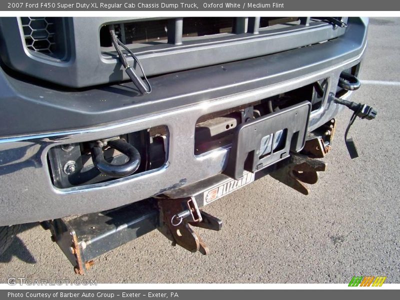 Oxford White / Medium Flint 2007 Ford F450 Super Duty XL Regular Cab Chassis Dump Truck
