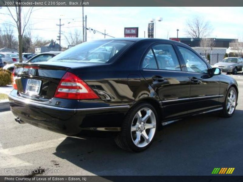 Black / Ash 2007 Mercedes-Benz C 230 Sport