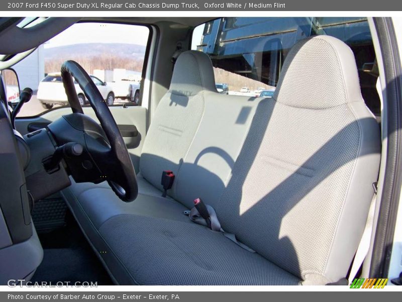 Oxford White / Medium Flint 2007 Ford F450 Super Duty XL Regular Cab Chassis Dump Truck