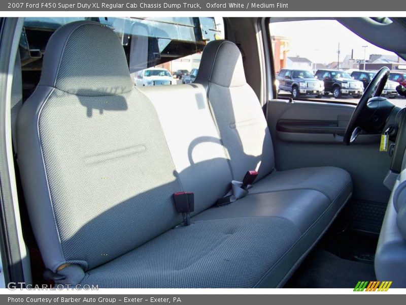 Oxford White / Medium Flint 2007 Ford F450 Super Duty XL Regular Cab Chassis Dump Truck