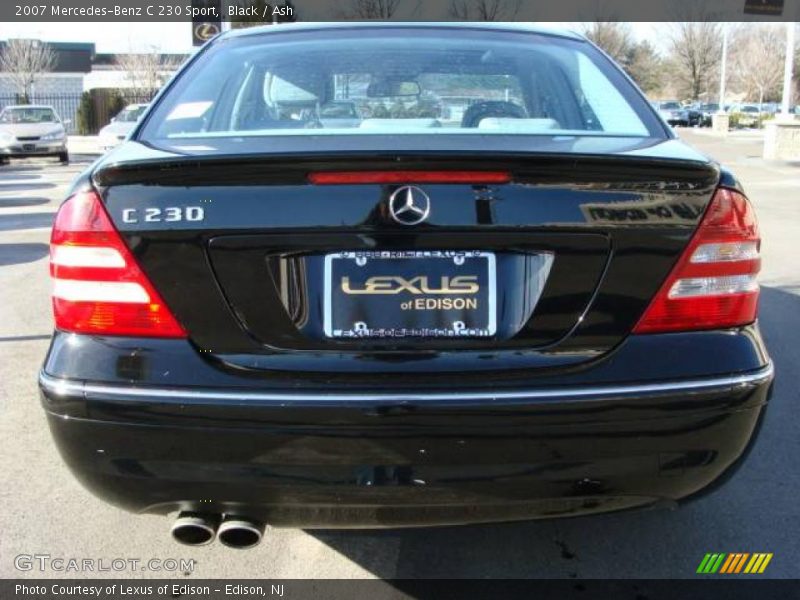 Black / Ash 2007 Mercedes-Benz C 230 Sport