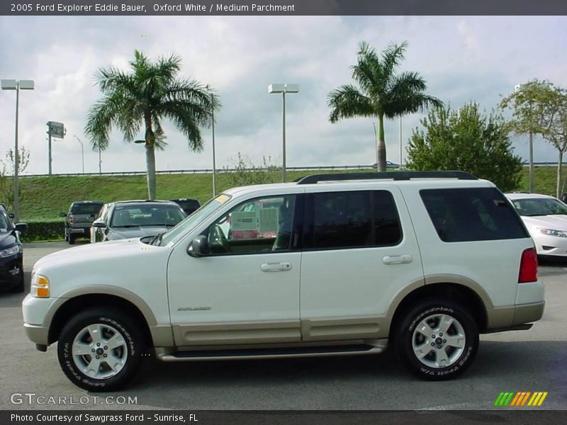 Oxford White / Medium Parchment 2005 Ford Explorer Eddie Bauer