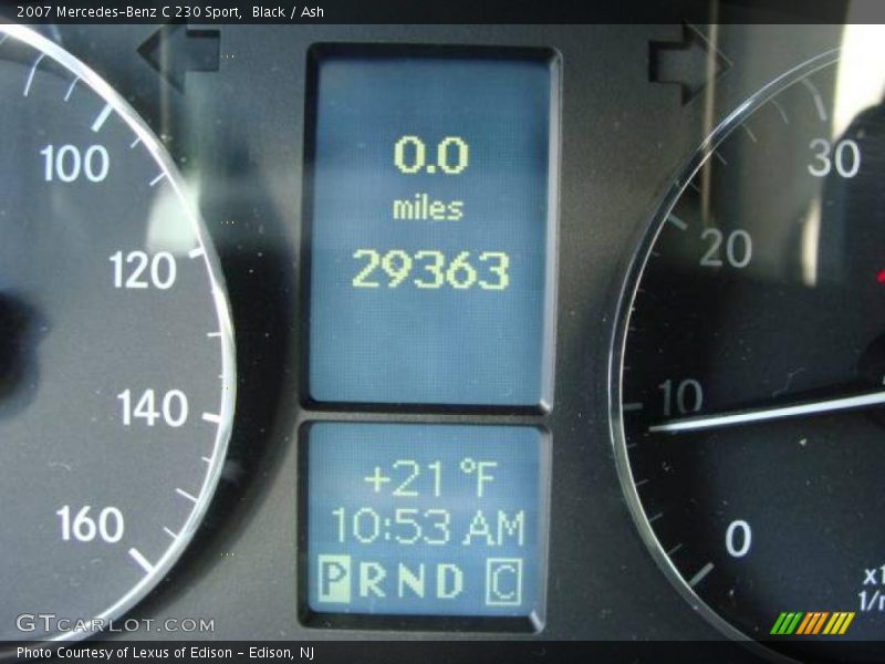 Black / Ash 2007 Mercedes-Benz C 230 Sport