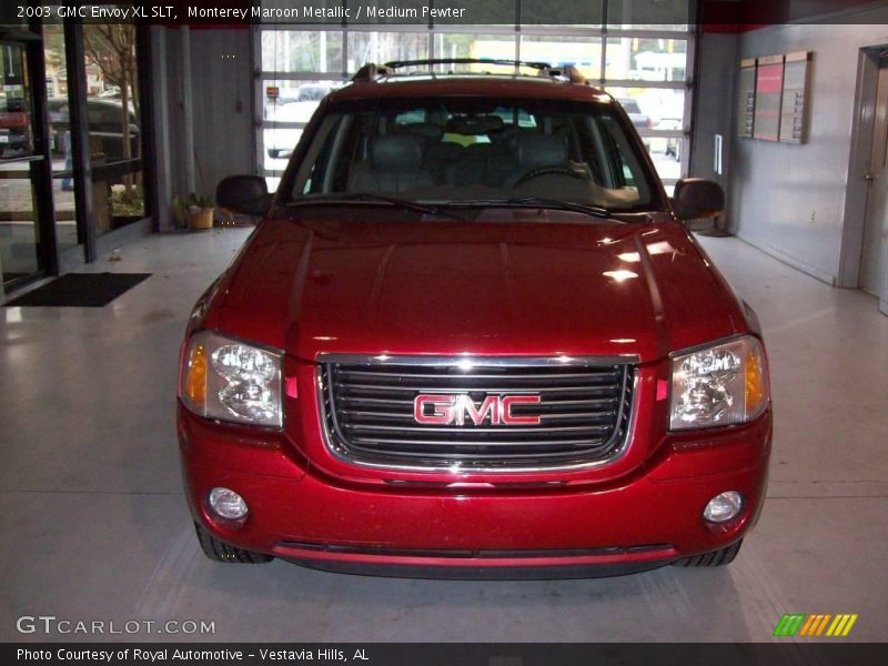 Monterey Maroon Metallic / Medium Pewter 2003 GMC Envoy XL SLT