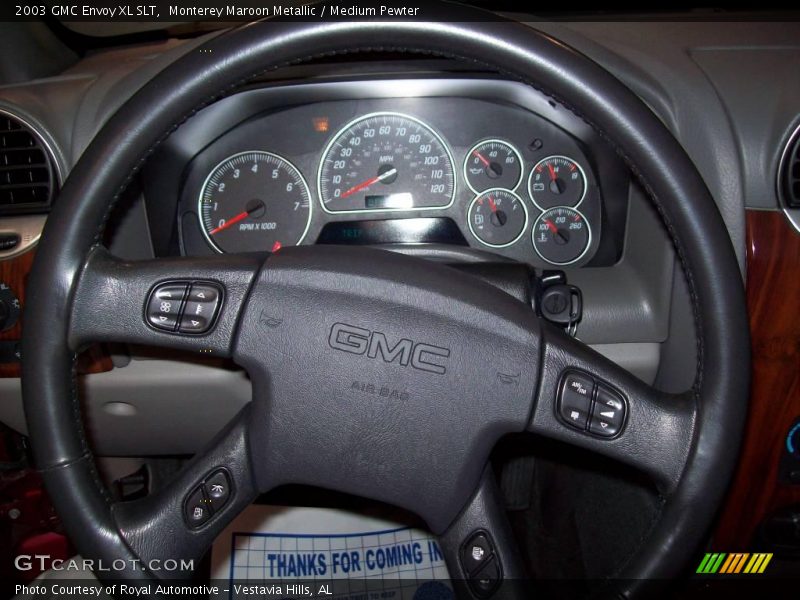 Monterey Maroon Metallic / Medium Pewter 2003 GMC Envoy XL SLT