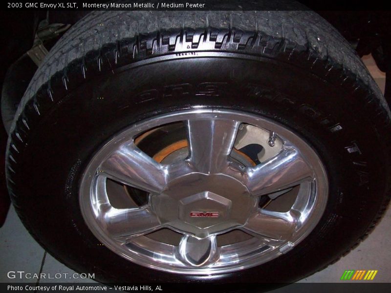 Monterey Maroon Metallic / Medium Pewter 2003 GMC Envoy XL SLT