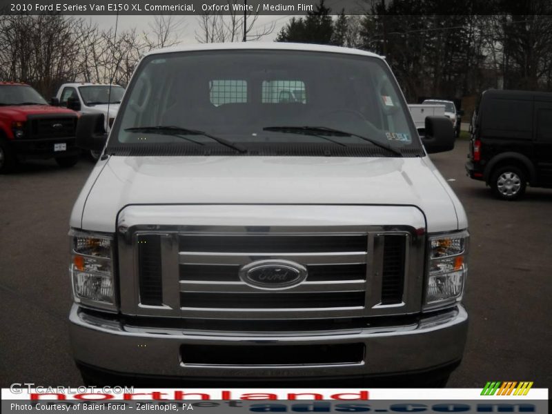 Oxford White / Medium Flint 2010 Ford E Series Van E150 XL Commericial