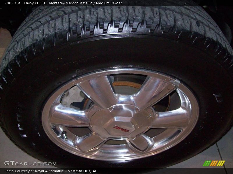 Monterey Maroon Metallic / Medium Pewter 2003 GMC Envoy XL SLT