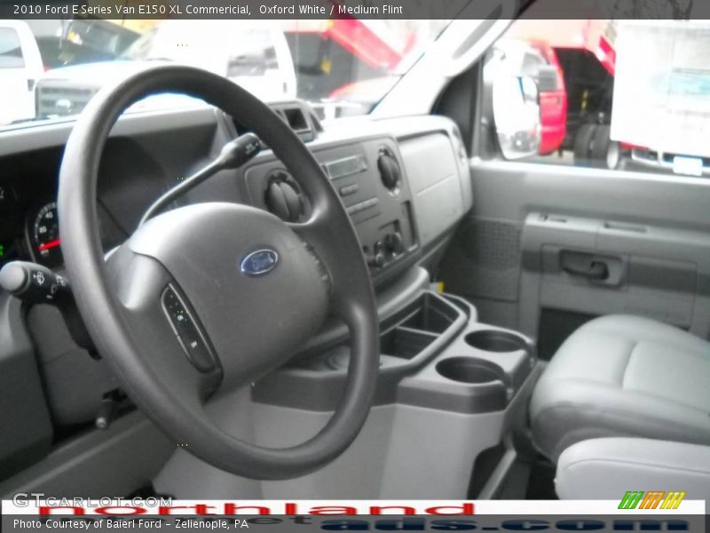 Oxford White / Medium Flint 2010 Ford E Series Van E150 XL Commericial