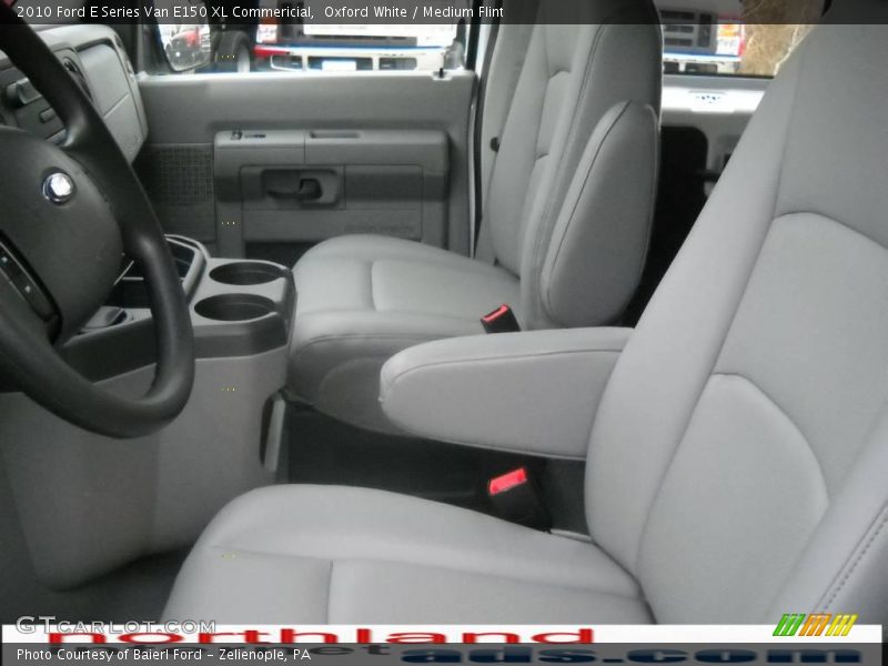 Oxford White / Medium Flint 2010 Ford E Series Van E150 XL Commericial