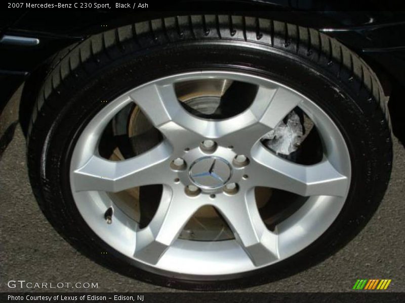 Black / Ash 2007 Mercedes-Benz C 230 Sport