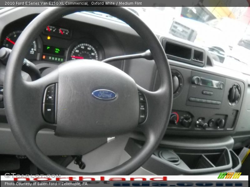 Oxford White / Medium Flint 2010 Ford E Series Van E150 XL Commericial