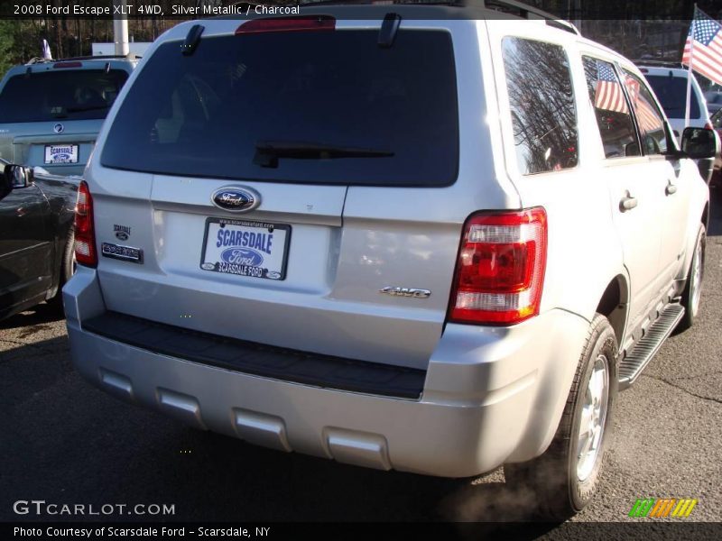 Silver Metallic / Charcoal 2008 Ford Escape XLT 4WD
