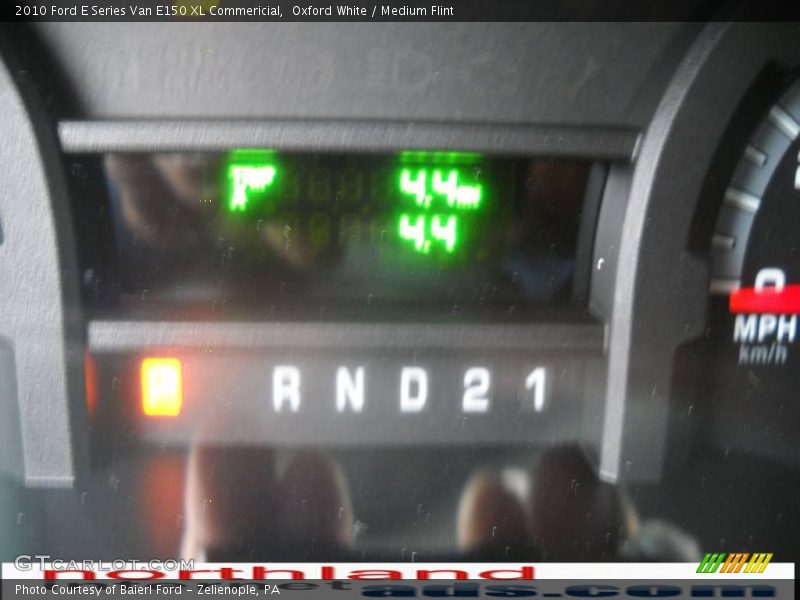 Oxford White / Medium Flint 2010 Ford E Series Van E150 XL Commericial