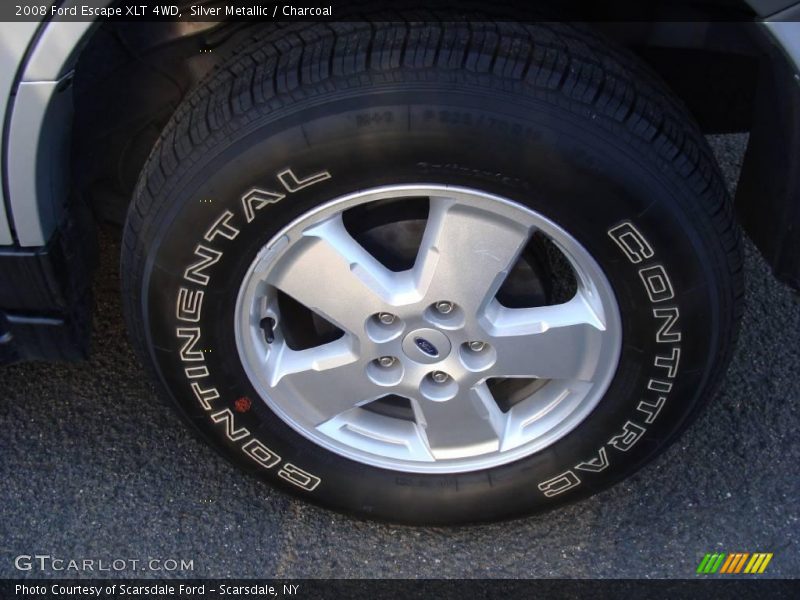 Silver Metallic / Charcoal 2008 Ford Escape XLT 4WD