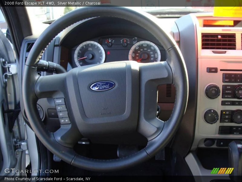 Silver Metallic / Charcoal 2008 Ford Escape XLT 4WD