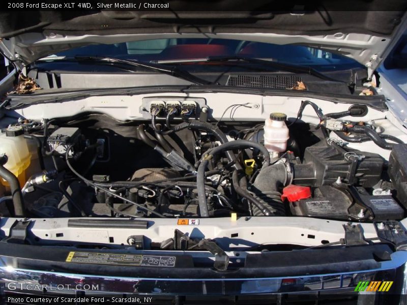 Silver Metallic / Charcoal 2008 Ford Escape XLT 4WD