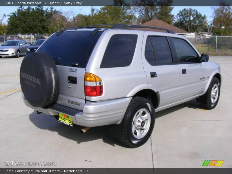Bright Silver / Gray 2001 Honda Passport LX
