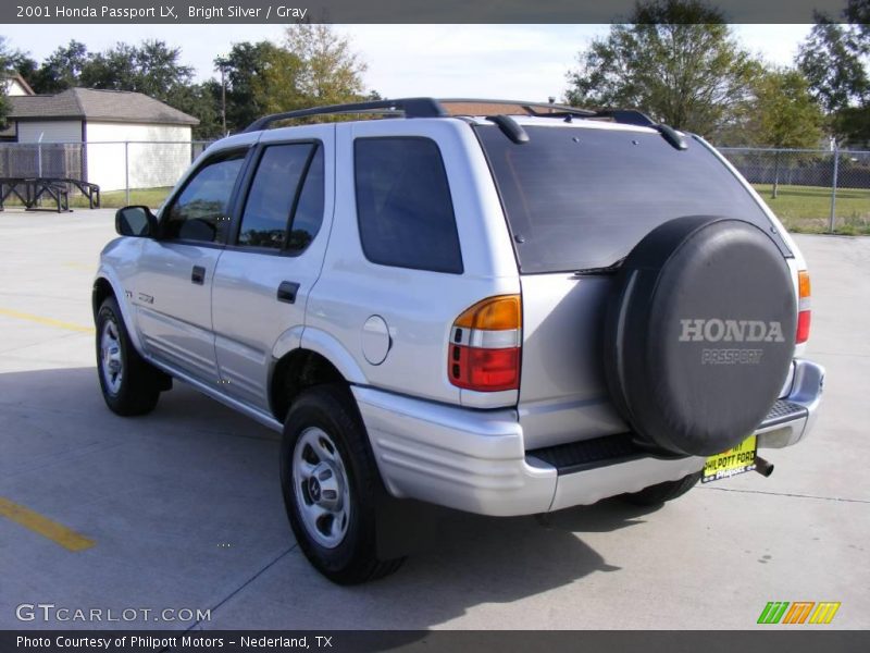 Bright Silver / Gray 2001 Honda Passport LX