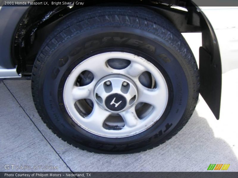 Bright Silver / Gray 2001 Honda Passport LX