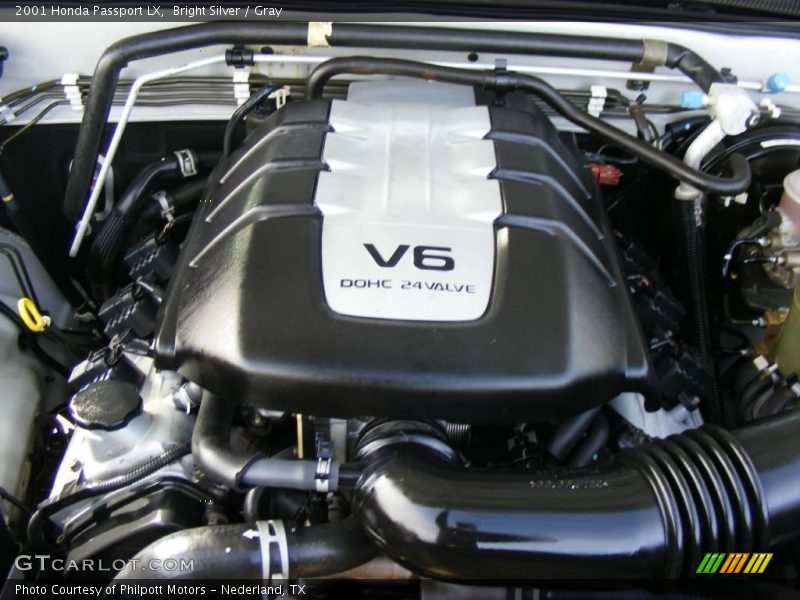 Bright Silver / Gray 2001 Honda Passport LX