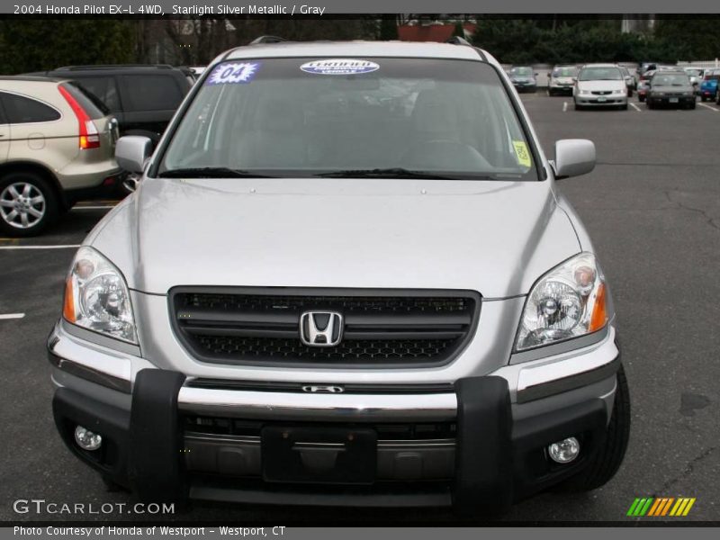 Starlight Silver Metallic / Gray 2004 Honda Pilot EX-L 4WD