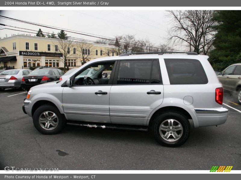 Starlight Silver Metallic / Gray 2004 Honda Pilot EX-L 4WD