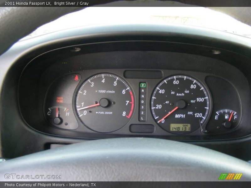 Bright Silver / Gray 2001 Honda Passport LX