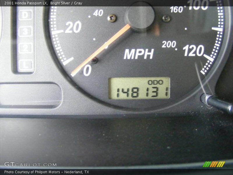 Bright Silver / Gray 2001 Honda Passport LX