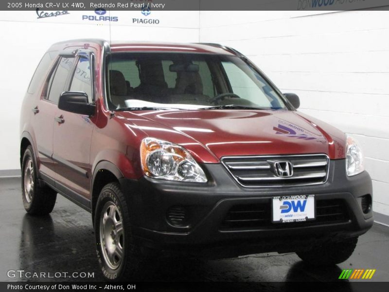 Redondo Red Pearl / Ivory 2005 Honda CR-V LX 4WD