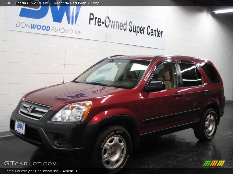 Redondo Red Pearl / Ivory 2005 Honda CR-V LX 4WD