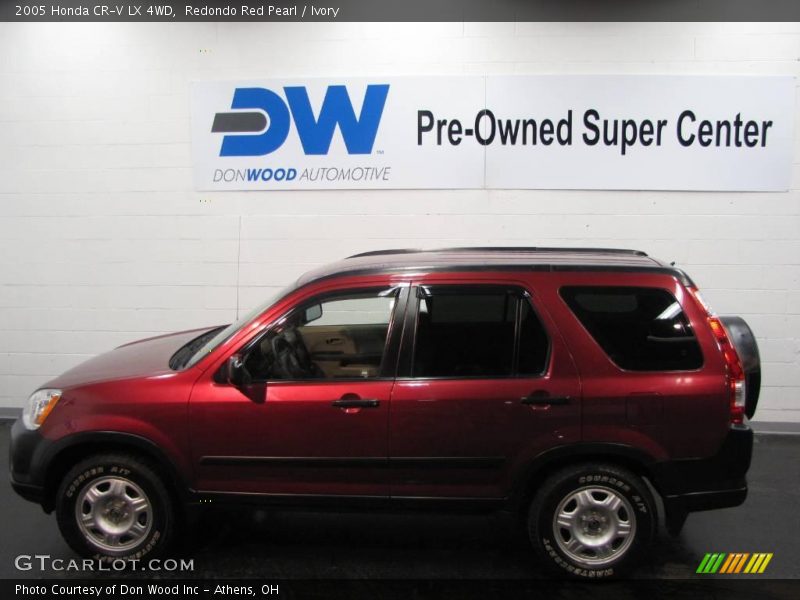 Redondo Red Pearl / Ivory 2005 Honda CR-V LX 4WD