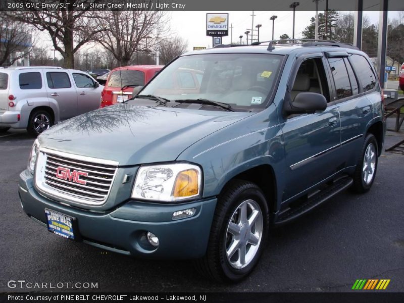 Silver Green Metallic / Light Gray 2009 GMC Envoy SLT 4x4