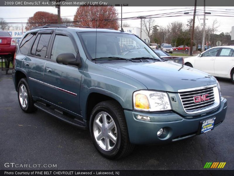 Silver Green Metallic / Light Gray 2009 GMC Envoy SLT 4x4