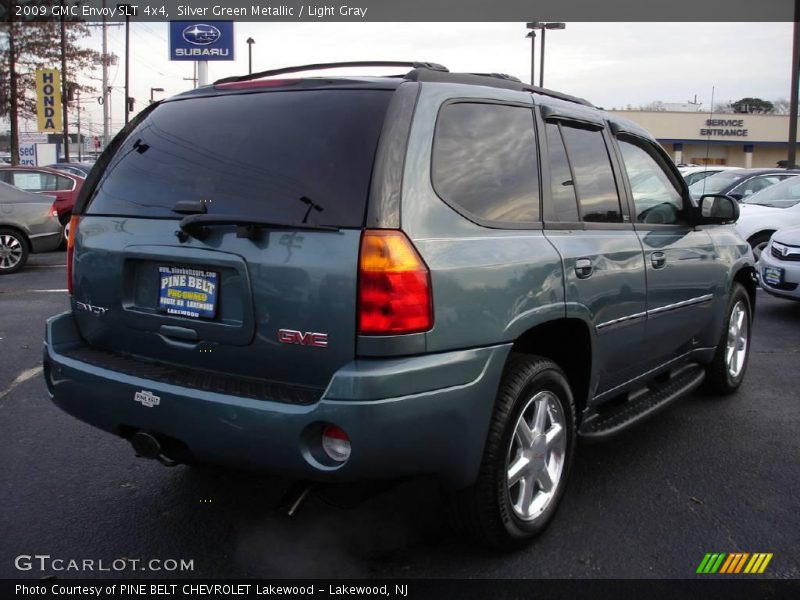 Silver Green Metallic / Light Gray 2009 GMC Envoy SLT 4x4